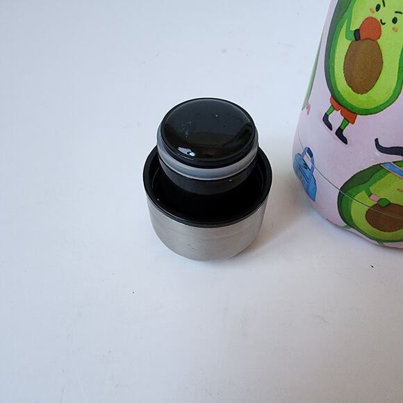 Stainless Steel Water Bottle 25 Oz Vacuum Sealed Avocado Fitness Exercise Fun - Picture 6 of 8
